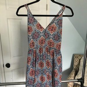 Mosiac Sleevless Paper Crane Dress Urban Outfitters